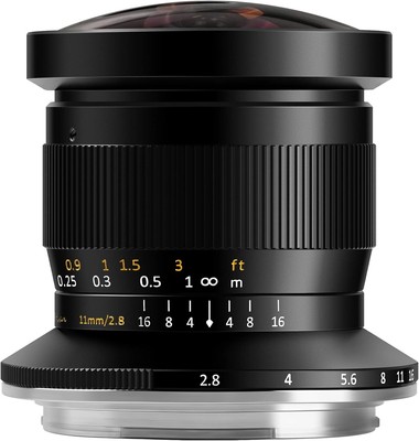 TTArtisan 11mm F2.8 Ultra Wide Fisheye Full Frame Manual Lens for GFX Mount