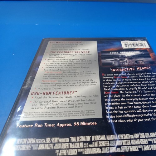 Final Destination (DVD, 2000) **FACTORY SEALED** - Picture 6 of 7