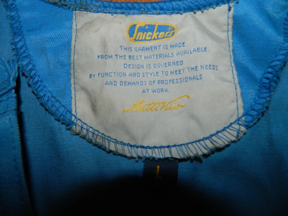 Vintage Snickers Mechanics Workshop  Tool vest Utility Vest Made in Latvia .Rare - Image 4 of 4