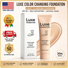 Luxe Color Changing Foundation for Women 30Ml Light to Medium Color Coverage