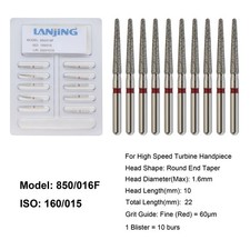 Wilson Dental Lab Carbide Bur - Cross Cut Fine 2.3mm (5000206) For Low Speed Handpiece