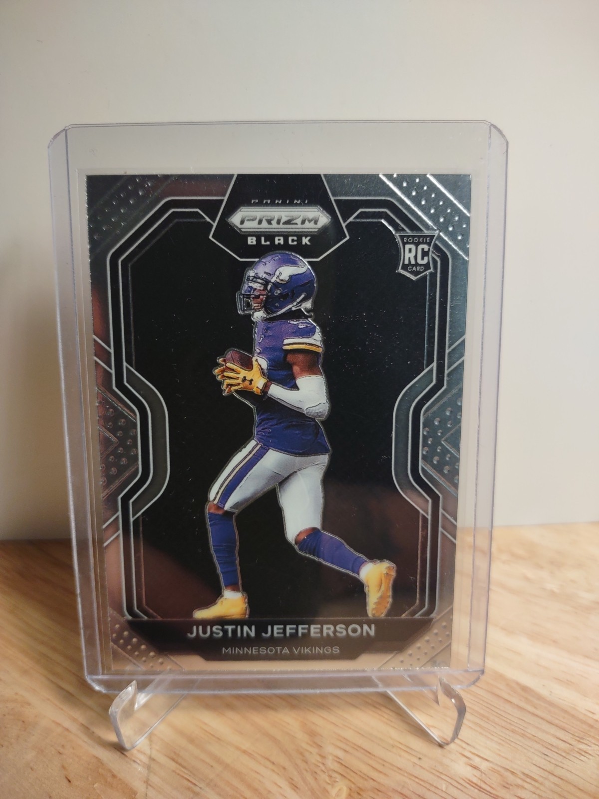 2020 Panini Chronicles - Prizm Black Justin Jefferson #PB-9 (RC)