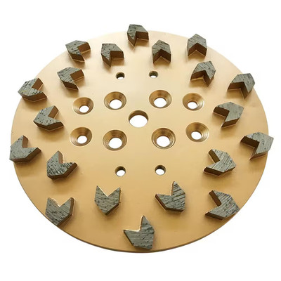 10 In. Diamond Grinding Disc Plate for Edco, MK, Husqvarna and Blastrac Floor Gr