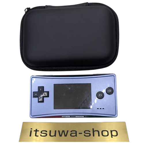 Nintendo Gameboy Micro Blue Console Case Set Excellent+ From japan | eBay