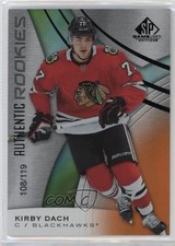 2019 SP Game Used Authentic Rookies Orange Rainbow 108/119 Kirby Dach #193 06xl