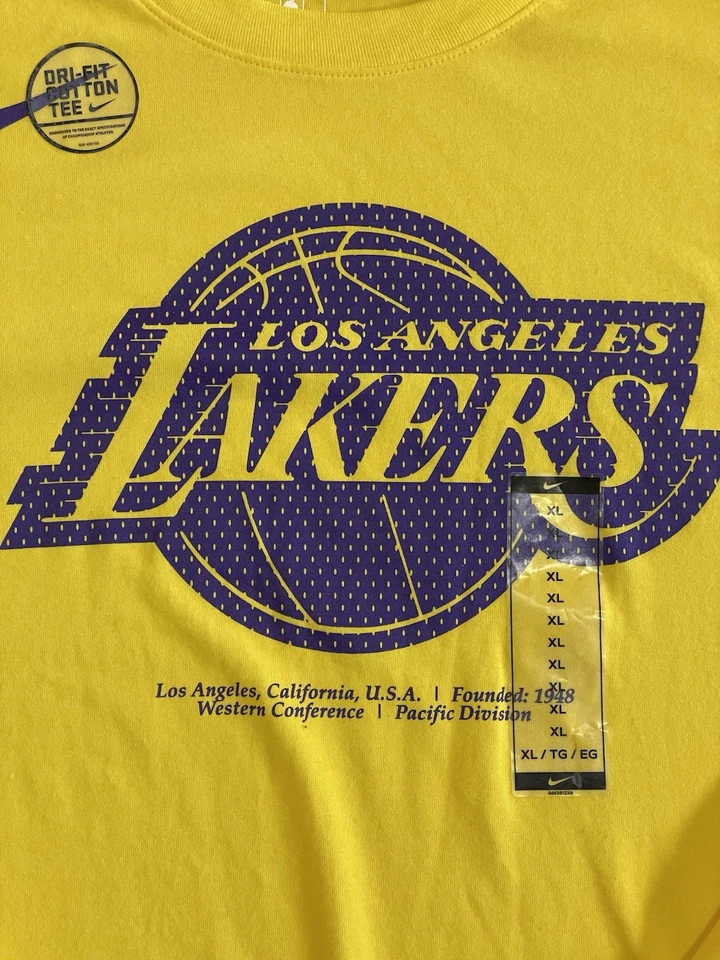 NWT Nike Los Angeles Lakers Long Sleeve Tee - XL - Image 2 of 4