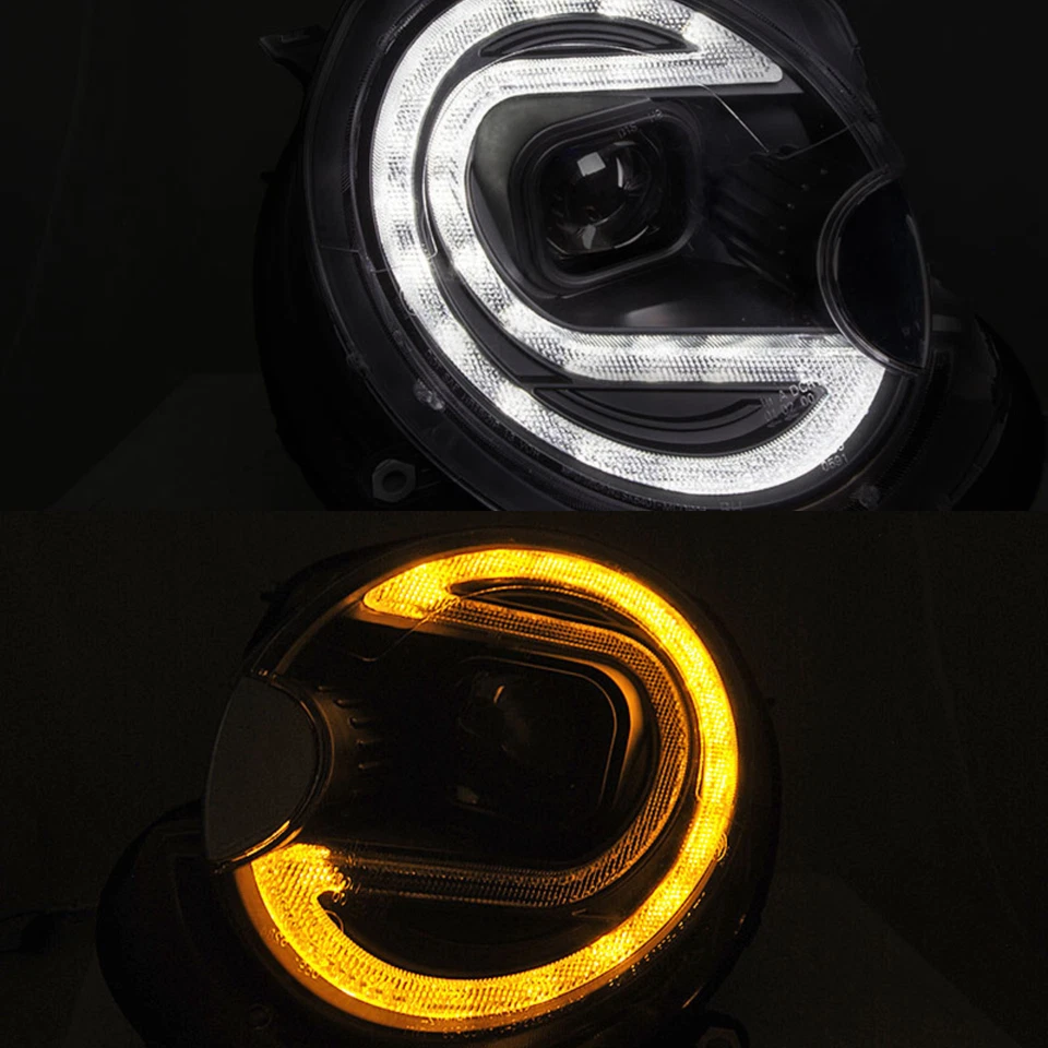 Xenon D1S Scheinwerfer Set Schwarz für Mini Cooper R55 R56 R57 R58 R59 2006–2014 - Bild 2 von 3