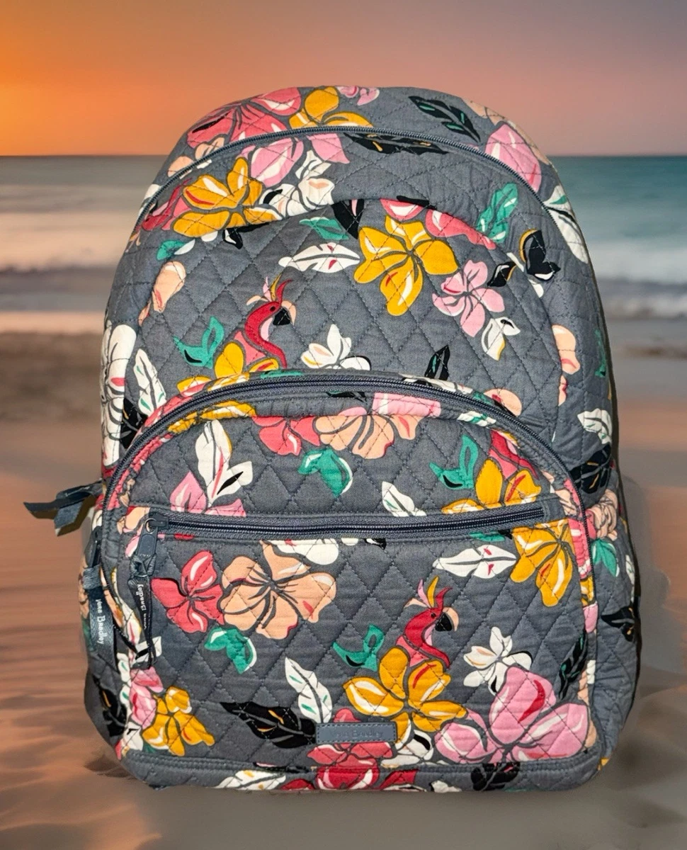 Vera Bradley Backpack Large EUC Tropical Evening - with padded laptop sleeve Vera Bradley | Bags | Vera Bradley Large Backpack Euc  main image 3