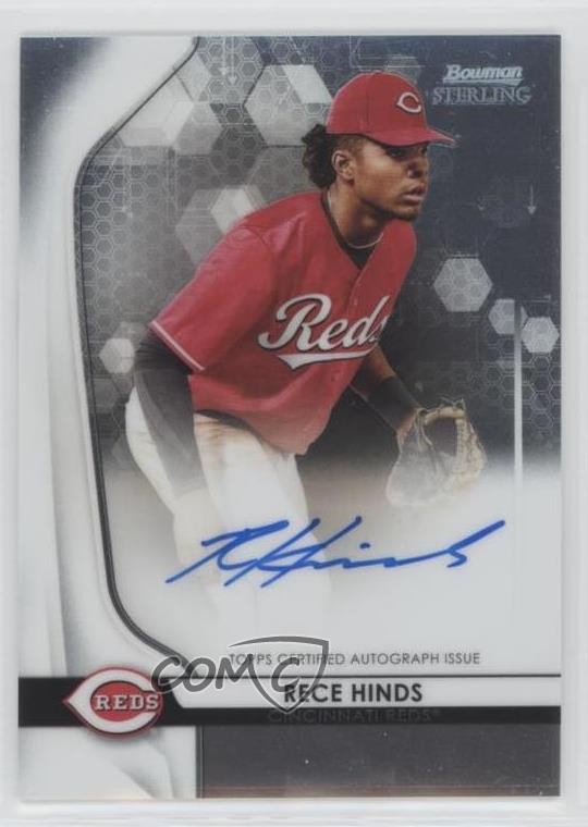 2020 Bowman Sterling Prospect Rece Hinds #BSPA-RH Auto 16s2