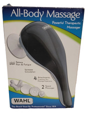 WAHL All Body Power Therapeutic 2-Speed Massager w/ 4 Attachment Heads 4120-1801