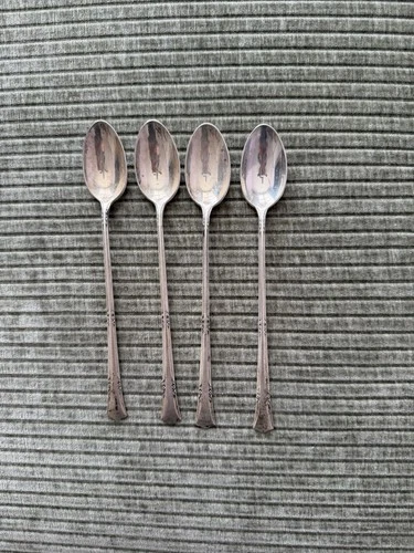 Greenbrier by Gorham Sterling Silver Flatware 4 Ice Tea Spoons