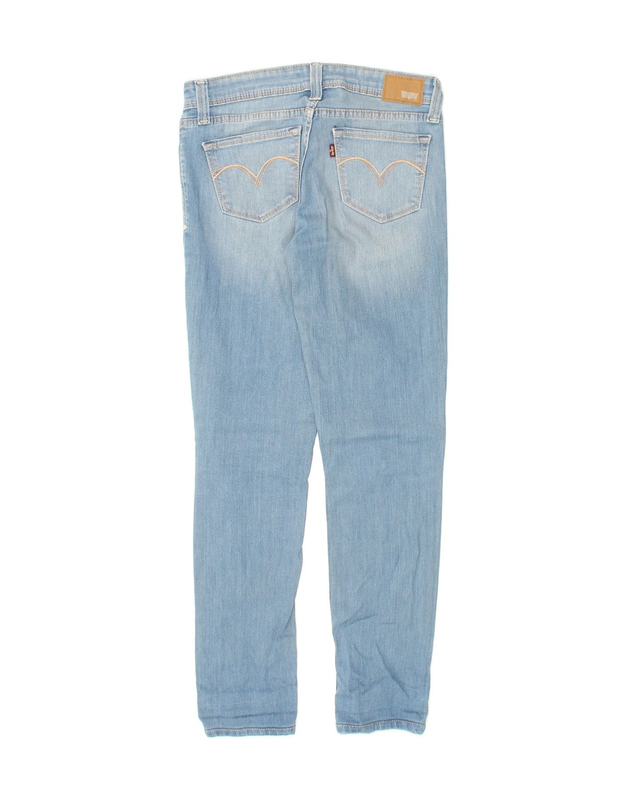 LEVI'S Womens Demi Curve Low Waist Skinny Jeans W28 L29 Blue Cotton AG07 thumbnail 2