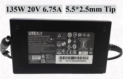 Original Liteon 20V 6.75A 135W Charger PA-1131-72 AC Adaper 5.5mm Power Supply