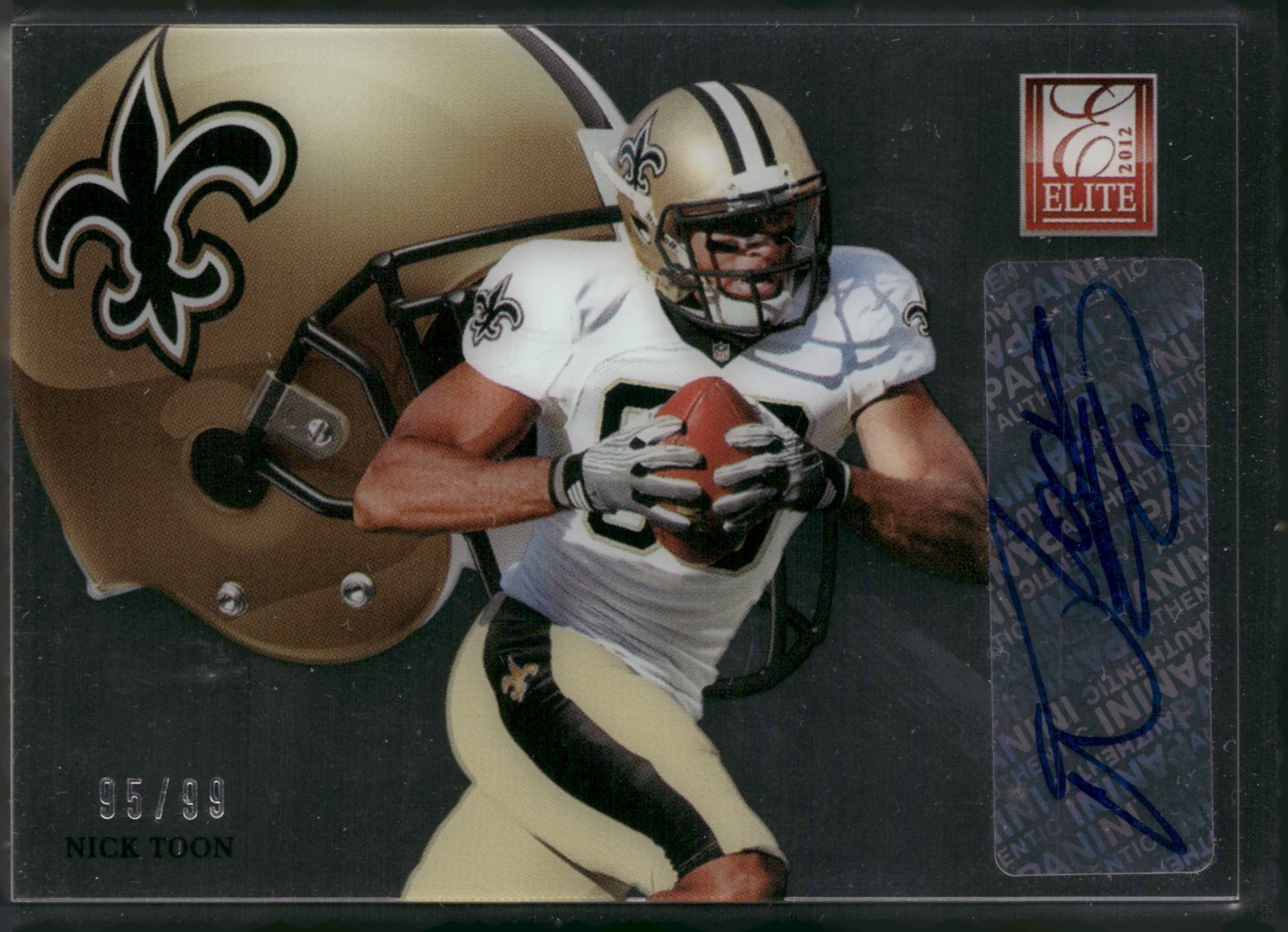 2012 Elite - Rookie Hard Hats Nick Toon #27 Signatures /99 (AU, RC)