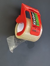 12 Rolls Clear Packing Tape with Dispenser 2in x 32.8 Yards Shipping Use NEW