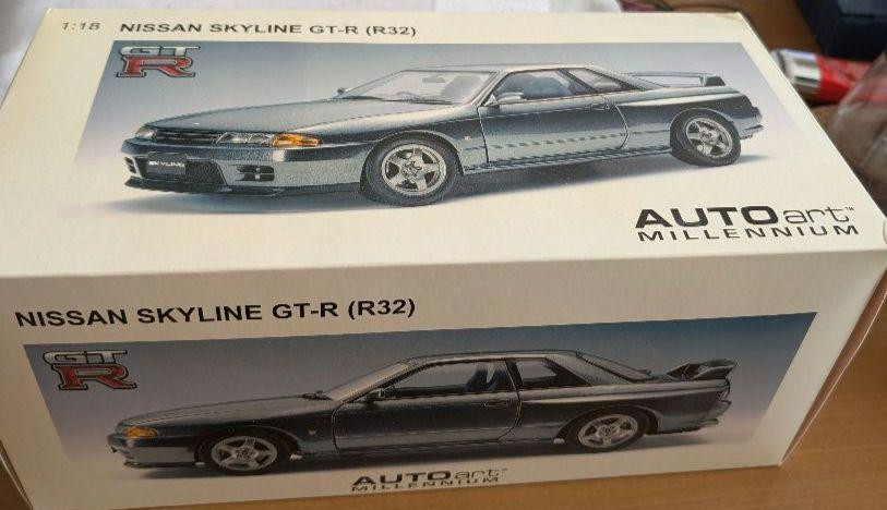 自動車 AUTOart Nissan Skyline GT-R (R32) 1/18 AUTOart 1:18 Nissan Skyline GT-R (R32) Bathurst Plain Body