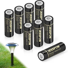 14430 3.2 Volt Rechargeable Solar Battery, Rechargeable Lifepo4 Batteries [ 450M
