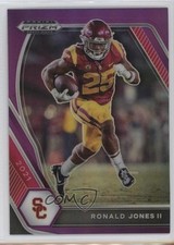 2021 Panini Prizm Draft Picks Purple Prizm 52/75 Ronald Jones II #84 0ud4
