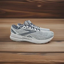 Brooks Adrenaline GTS 23 Men 12.5 D Gray White Black Grey Running Shoes Sneakers