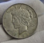 1927 D US Peace Silver Dollar $1 XF (Cleaned)