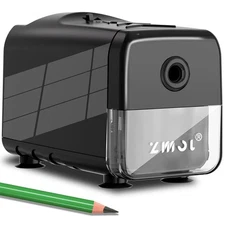 Zmol Electric Pencil Sharpener Fits Pencils and Colored Pencils with 6.5-8mm
