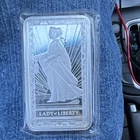 PAMP Lady of Liberty 10 oz 10 ounces 999.0 Fineness Silver Bullion Bar
