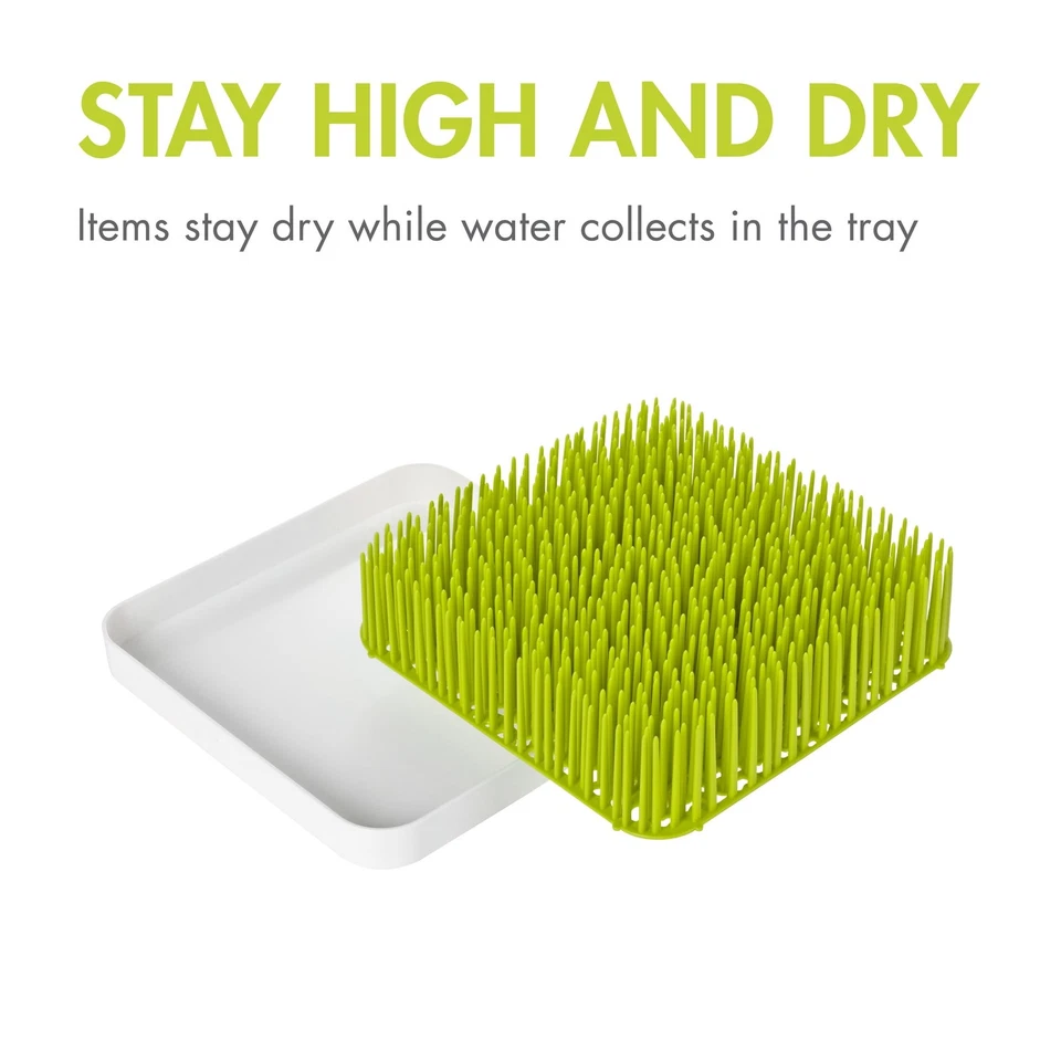 Boon Grass Countertop Drying Rack, Low-Profile Easy to Clean Bottle Drying Rack - Image 4 of 4