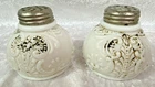 EAPG Vintage Milk Glass Salt and Pepper Shakers