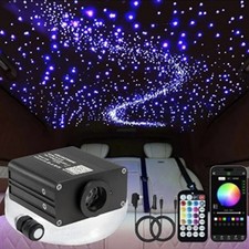 16w Rgbw Starlight Headliner Kit 460pc Fiber Optic Twinkle Car Ceiling Light