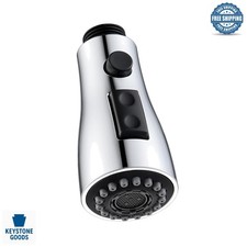 Chrome Kitchen Faucet Head Replacement G 1/2 Inch Thread, NSF Certified, Easy...