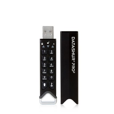 iStorage datAshur PRO2 64GB sicher verschlüsseltes Flash-Laufwerk - IS-FL-DP2-256-64