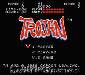 Trojan - Classic Fun NES Nintendo Game