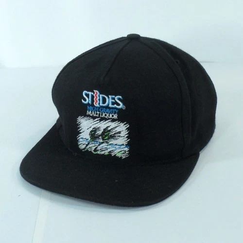 Casquette snapback coton 5 panneaux Supreme x St. Ides logo SS16 2016 noir