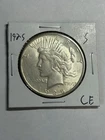 1925-S $1 Peace Silver Dollar Coin Choice AU/UNC Better Date