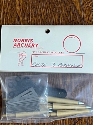 BRUTE 3 blade Razor Broadhead, 6 paks made for PSE