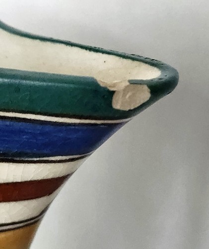 10” ARNHEM Water Pitcher, Lindus Pattern, c1920 Dutch art pottery - Picture 8 of 8