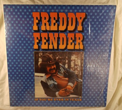 Freddy Fender / If You're Ever In Texas 1976 VINYL LP (EX play-tested) cover NM
