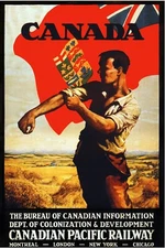 7942.Canada pacific railway.Railroad Travel POSTER.art wall room decoration