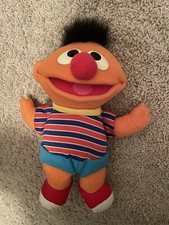 Tickle Me Ernie Tyco 1996 Sesame Street Plush - Works Great
