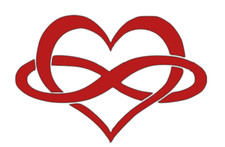 Vinyl Car Decal Sticker - Infinity Heart Forever Love Truck Mirror Window Symbol