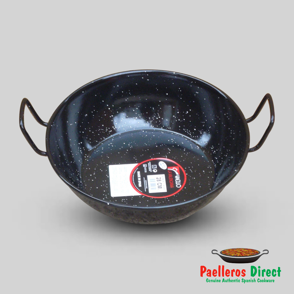 28cm Spanish Sarten / Deep Paella Pan / Wok / Karahi eBay