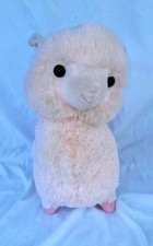 Hug Fun Llama Alpaca Pink Plush Stuffed Animal 18 Inch Tall Soft