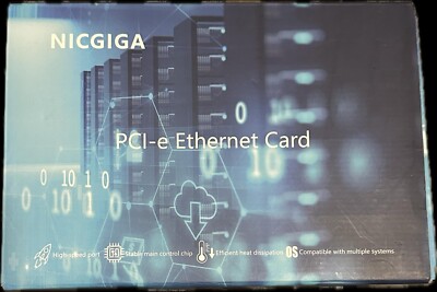 Nicgiga X520-1S 10G Ethernet Card, New In Box