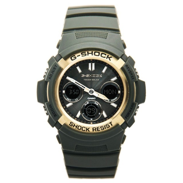 Casio Tough Solar World Time Military Green Strap Men's Watch Awr-m100a-3a  for sale online | eBay
