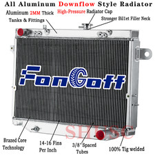 4 Row Radiator For 1998-03 Toyota Landcruiser 100 Series Fzj105r Hdj100r V6 4 Row Radiator For 1998-03 Toyota Landcruiser 100 Series Fzj105r Hdj100r V6