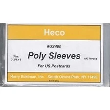 HECO Poly Philatelic Sleeves -- US Post Cards
