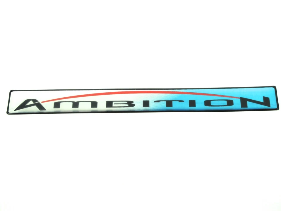 Echtes Neues NISSAN AMBITION GEL BADGE Emblem Logo Für Almera 1.4 1.6 Limousine - Bild 1 von 1