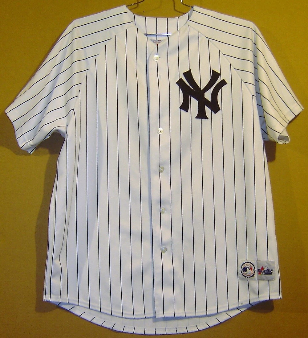 NEW YORK YANKEES ROGER MARIS WHITE PINSTRIPE JERSEY