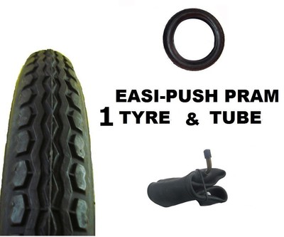 1 x suits BUGABOO EASI-PUSH PRAM STROLLER TYRE + BENT VALVE TUBE