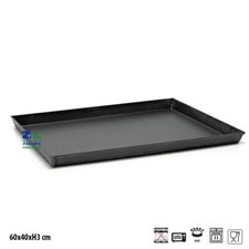 TEGLIA TEGAME LASAGNERA SFORNATUTTO IN FERRO BLU-SVASATA Cm. 60x40x3 h PIZZA